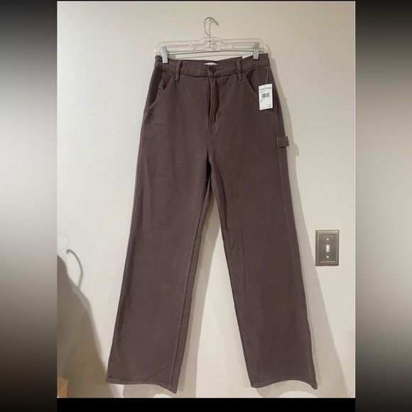 PACSUN Brown high waisted baggy jeans. - Picture 2 of 4
